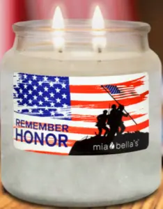 Military Appreciation Candle