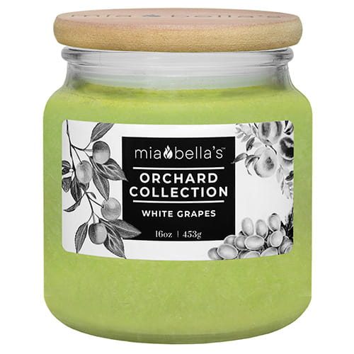 16oz jar - White Grapes Scented Candle